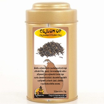 Černý čaj Ceylon OP - 75 g dóza