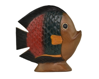 Dřevěná dekorace Rybka 30 cm