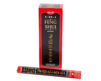 Indické vonné tyčinky HEM Feng Shui 5 v 1