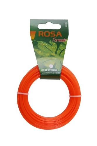 Struna do sekačky kulatá ¤2mm/15m  ROSA
