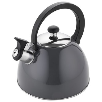 Konvice čajník nerez/lak 2,5L  BRILLO černá