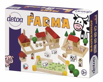 Dřevěná stavebnice Farma
