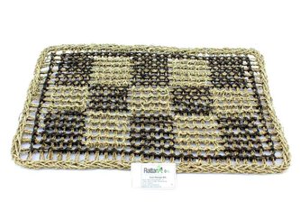 Rohožka 35x60cm přírodní proplétaná  (il.foto)