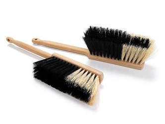 Smetáček dřevo lakovaný, směs žíní, 35cm  CLEANEX