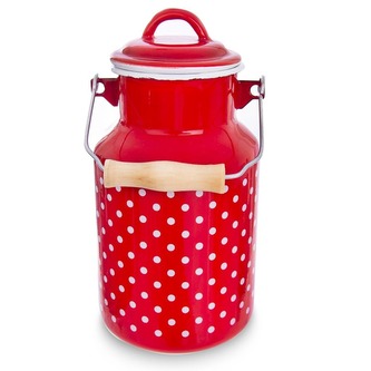 Konvička smalt 2L červená TEČKA