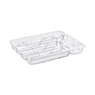Příborník 33,5x26,4cm 5 přihrádek  POLY transparentní