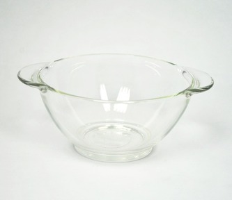 Miska sklo ¤17cm polévková s uchy čirá