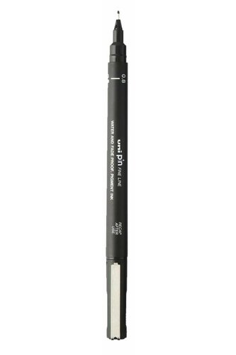 UNI voděodolný liner - černý 1,2 mm