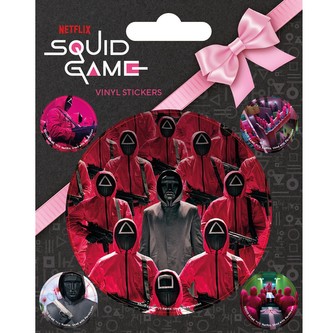 Vinylové samolepky Squid Game - Soldiers