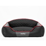 Pelíšek pro psa Reedog Black & Grey Sofa-XL