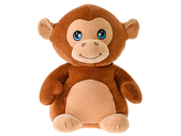 Opice plyšová 37cm spandex 0m+ v sáčku