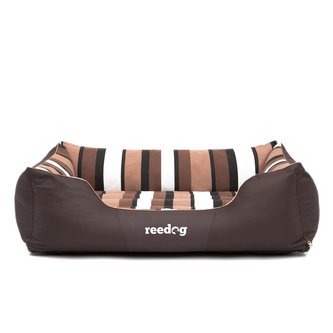 Pelíšek pro psa Reedog Comfy Brown & Stripes-XXL