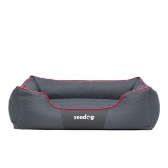 Pelíšek pro psa Reedog Comfy Grey & Red-XXL