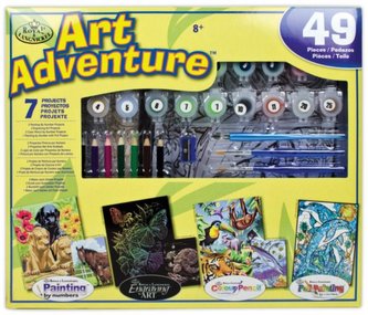 Art Adventure Malování,škrábání - sada