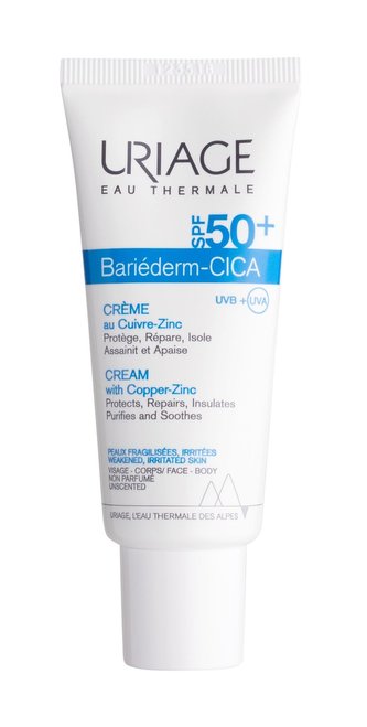 Uriage Bariéderm Tělový krém CICA Cream 40 ml SPF50+ unisex