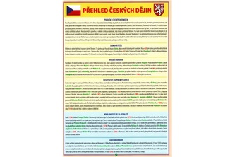 Přehled českých dějin - Pomůcka pro školáky