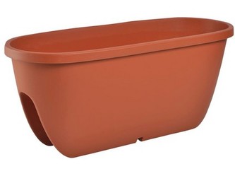 Květináč na zábradlí 60 cm terakota Balconia OVI