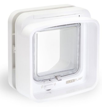 Dvířka SureFlap DualScan s mikročipem pro kočky-bílá