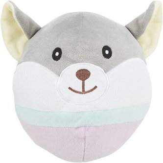 JUNIOR Bear, plyšová medvědí hlava pro štěňata,  20 cm