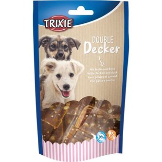 Double Decker, kostky s kuřecí m a kachním masem, 100 g