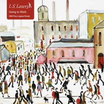 Adult Jigsaw Puzzle L.S. Lowry: Going to Work Adult Jigsaw Puzzle L.S. Lowry: Going to Work