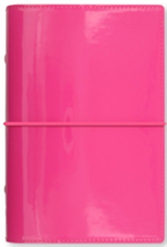 Filofax Personal Domino Patent hot pink organiser Filofax Personal Domino Patent hot pink organiser