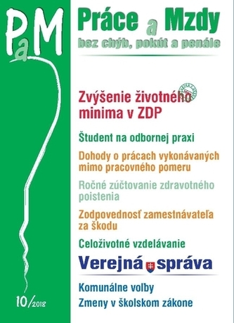 Práce a Mzdy 10-2018