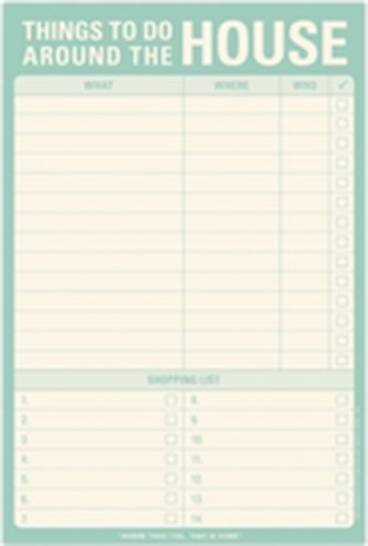 Knock Knock Things to Do Around the House Pad