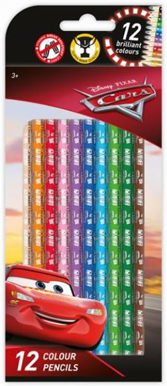 Pastelky v krabičce Auta