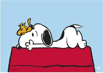 Podložka na psací stůl Snoopy: Doghouse (49,5 cm x 34,5 cm)