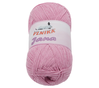 Příze JANA - růžová - 100g / 330 m