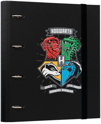 Kroužkový pořadač Harry Potter: Bradavice (28 x 32 x 7 cm)