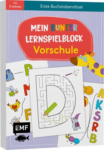 Mein bunter Lernspielblock - Vorschule: Erste Buchstabenrätsel