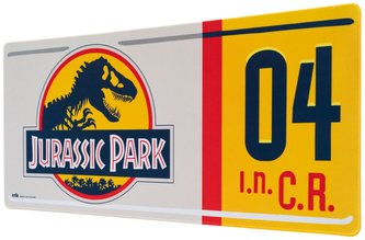 Herní podložka na stůl Jurassic Park|Jurský park: Logo (80 x 35 cm)