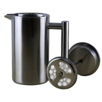 Frenchpress 350ml Kaffia Silver