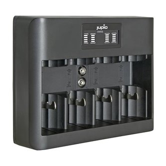 Nabíječka Jupio USB All-In-One Charger (AA/AAA/C/D/9V) LCD Nabíječka Jupio USB All-In-One Charger (AA/AAA/C/D/9V) LCD
