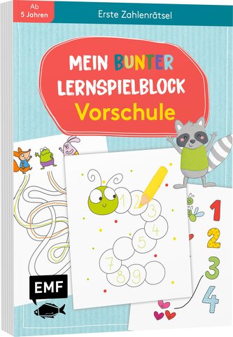 Mein bunter Lernspielblock - Vorschule: Erste Zahlenrätsel