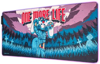 Herní podložka na stůl s LED světlem One More Life: Controller (90 x 40 cm)