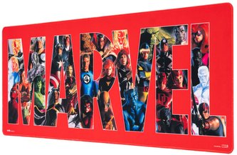 Herní podložka na stůl Marvel: Logo (80 x 35 cm)
