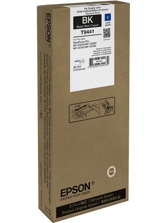 T9441 inkoustový toner pro Workforce Pro WF-C5000 serii tiskáren EPSON, černá, 35,7ml