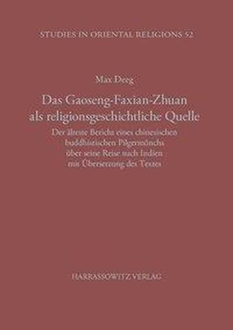 Das Gaoseng-Faxian-zhuan als religionsgeschichtliche Quelle
