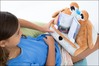 Plyšový držák na knihy - pejsek