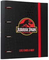 Kroužkový pořadač Jurassic Park|Jurský park: Life Finds A Way (28 x 32 x 7 cm)