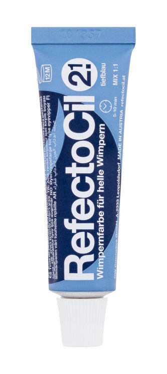RefectoCil Eyelash And Eyebrow Tint Barva na obočí 15 ml 2.1 Deep Blue pro ženy