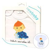 Body s potiskem New Baby Když nespím já, tak ani vy - dárkové balení - velikost 74 (6-9m)
