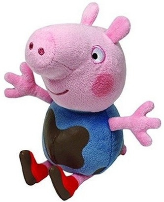 Beanie Babies Lic Peppa Pig George Muddy