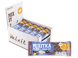 Mixit - Mixitky BEZ LEPKU - Švestka + čokoláda 46 g