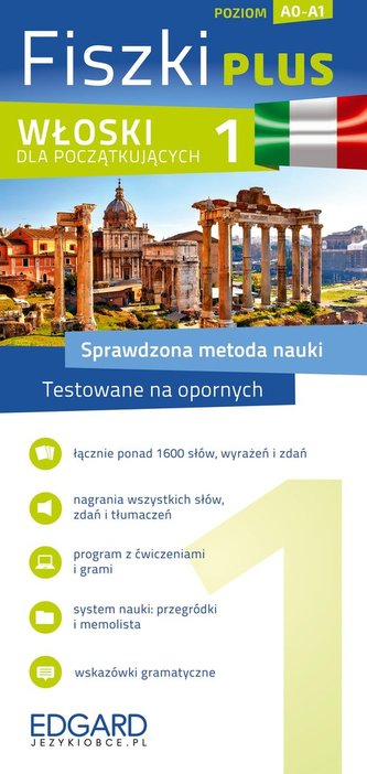 Włoski Fiszki PLUS dla początkujących 1 Włoski Fiszki PLUS dla początkujących 1