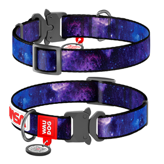 Obojek nylonový Waudog NASA21 Fastex QR (23-35cm/1,5cm)