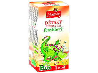 Apotheke Dětský čaj fenyklový Drak BIO 20 sáčků